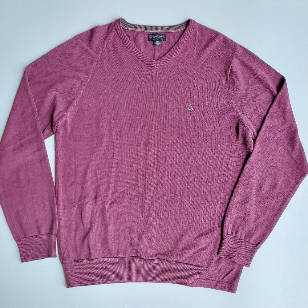 Volcom Corpo Class Collection Purple V-Neck